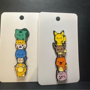 Pokémon Totum Pole Stack Enamel Pin Two Pack